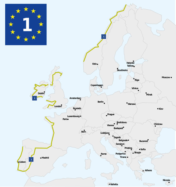 Eurovelo 1 - Cycling Europe