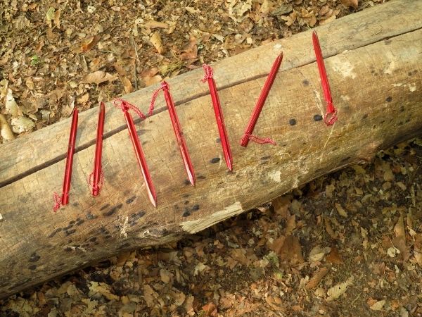 Tent stakes camping