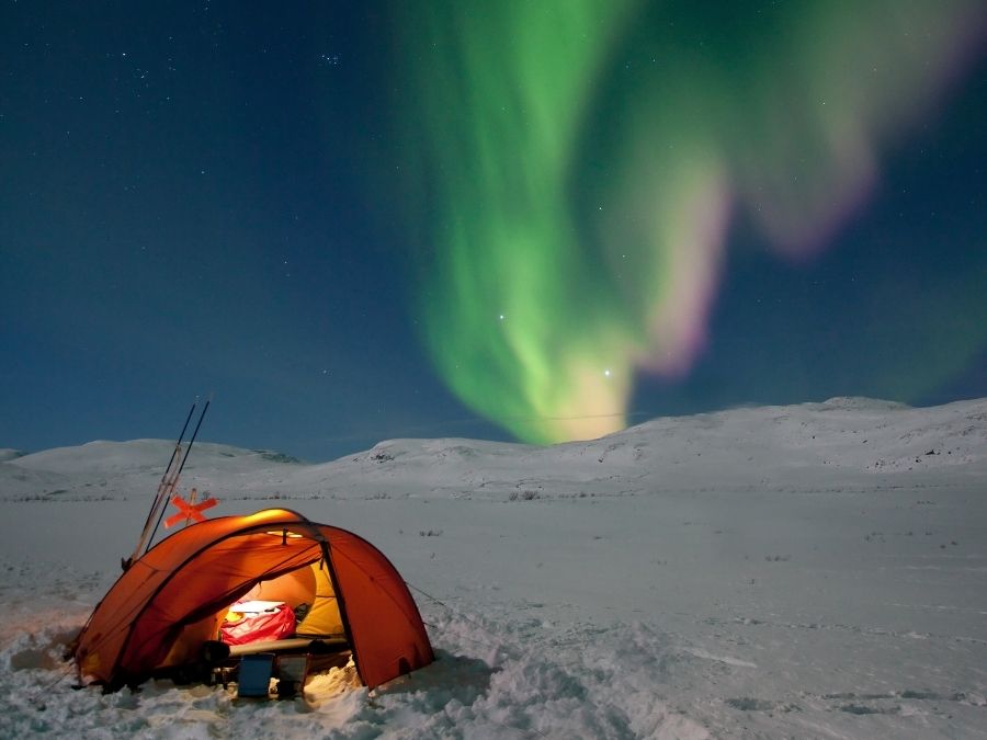 Wild Camping Lapland - Artic