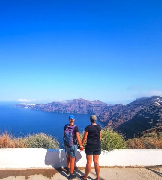 Hike Fira - Oia Santorini Greece