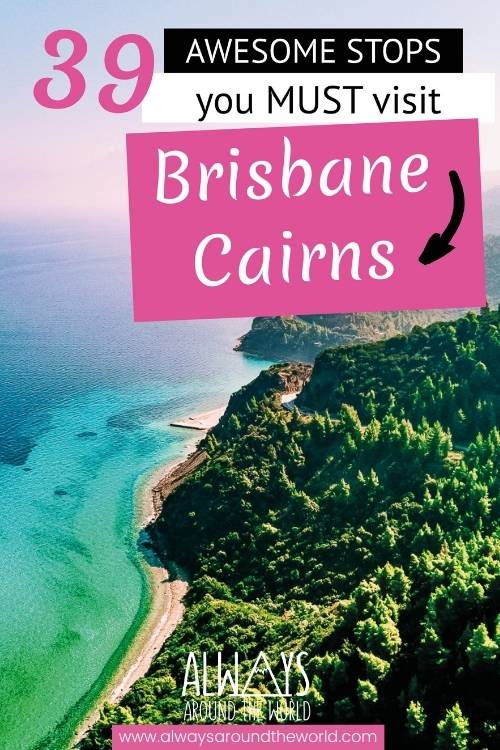 Pin Australia Brisbane to Cairns